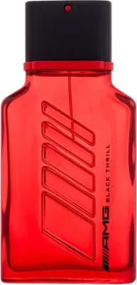 Produktbild von Mercedes-Benz AMG Black Thrill, Männer, 60 ml, Flüssiges Parfüm, Leder, Salbei, Mandarine
