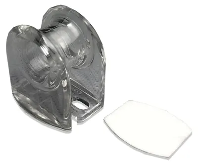 Kettenhalter selbstklebend transparent für Bedienkette Kugelkette