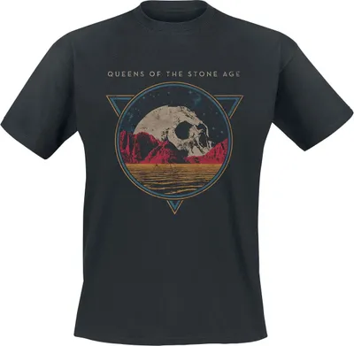 Produktbild von Queens Of The Stone Age T-Shirt Herren Planet Skull schwarz XL