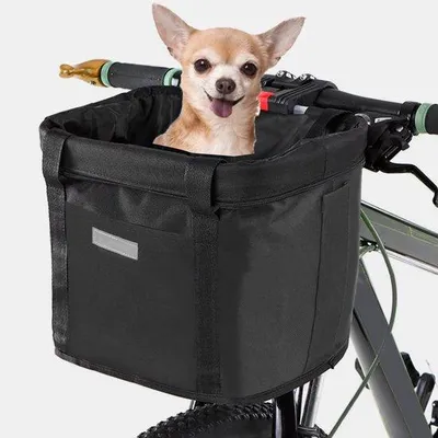 Produktbild von Famanu Fahrradkorb Abnehmbar mit Lenkeradapter - für Hunde und Katzen
