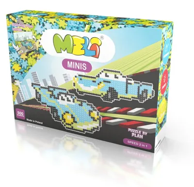 Obrázek produktu pro Sada puzzle bloků 2 v 1 Meli Minis - Speed