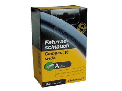 Produktbild von Continental Compact 20, Schrader-Ventil, 20", 32 - 47 mm, 3,4 cm, Schwarz, 130 g