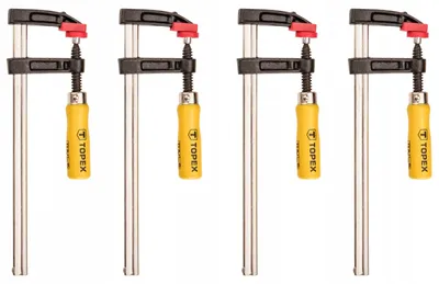 Produktbild von TOPEX Tischlerzwinge Set 4 Stück 50 x 250 mm