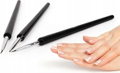Produktbild von Rosfix Pinsel-Set – 3-teilig | Perfekte Präzision | Geeignet für Gel, Acryl, Hybrid | Für Nagelkunst | Nagelstyling Zubehör