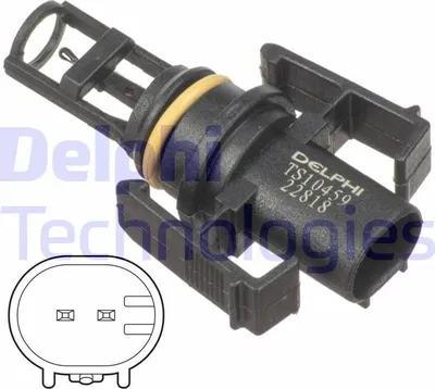 Produktbild von DELPHI Ansauglufttemperatursensor TS10459 unten passend für MERCEDES-BENZ C-Klasse Limousine (W204)