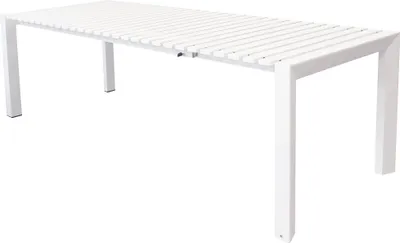 Immagine prodotto di Milani Home - tavolo da giardino allungabile, alluminio, 10 posti, bianco, piano 182 x 237 cm
