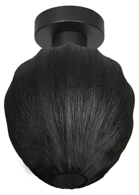 Zdjęcie produktu dla Plafon - czarny - Bloeba - metal tkanina - Ø 25cm - E27 - 4369ZW - Mexlite