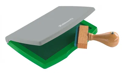 Image de Tampon encreur, plastique, vert