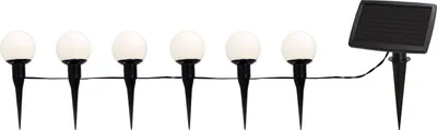Produktbild von Best Season LED-Solarlichterkette "BallsCombo" 6 teilig Farbe warm white, Hängen oder Stecken, ca. 5m, out, 477-57