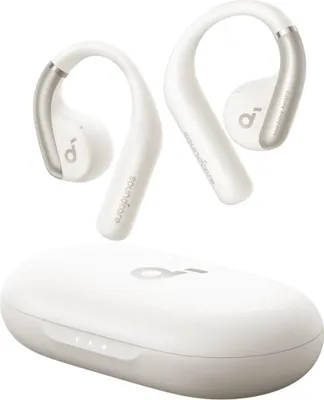 Produktbild von Anker SoundCore AeroFit True-Wireless-Kopfhörer, IPX7, 42 Stunden Akkulaufzeit, Bluetooth 5.3, Weiß
