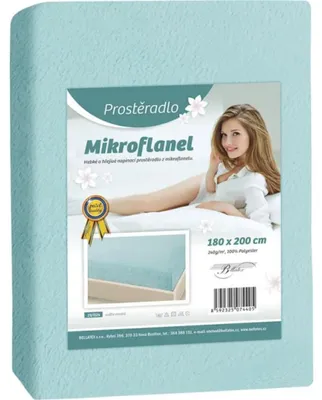 Imagen del producto de Sábana de microflanela - Azul - 180x200