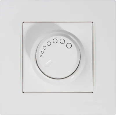 Produktbild von Mutlusan Rita Dimmer 1000W beleuchtet Lichtdimmer Unterputz weiss