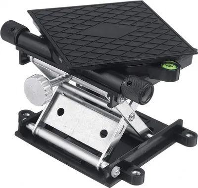 Image de Laboratoire Lift - Table à pied Noir Aluminium Nivellement automatique Rotable plate-forme de levage scientifique pour la physico-chimie biologie