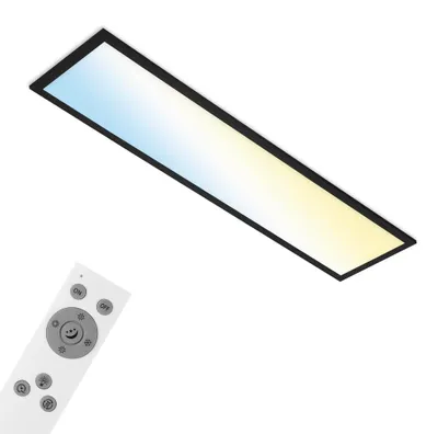 Obrázek produktu pro Stropní svítidlo LED panel Smart 3000lm CCT WiFi App 28W stmívatelné 100cm černé