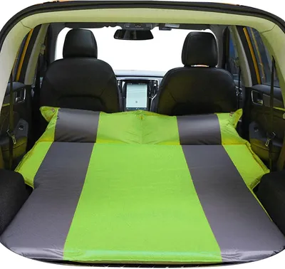 Produktbild von Auto Automatische Luftmatratze - SUV Camping | Selbstblende Schlafkissen | mit Lagerband | Wasserdichtes Pongee -Stoff -Reisebett | Faltbares Luftkissen mit elastischer Baumwollstütze | Tragbar