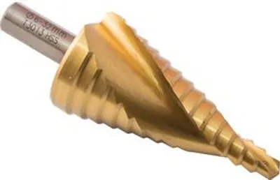 Produktbild von C.K HSS-Stufenbohrer, Durchmesser: 6 bis 32 mm, Titan Größen: 6 / 8 / 10 / 12 / 14 / 16 / 18 / 20 / 22 / 24 / 26 /