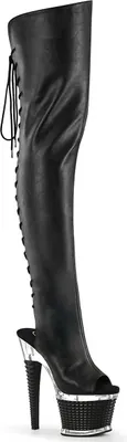 Produktbild von SPECTATOR-3030 Damen Boots von Pleaser, Schwarz  , EU 38, US 8