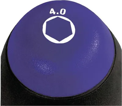 Produktbild von Sechskantsteckschlüssel SW 12 mm Klingenlänge 125 mm Gesamtlänge 249 mm 2-Komponentengriff