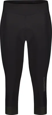 Obrázok produktu pre SHIMANO 3/4 dlhé cyklistické šortky bez náprsenky - KAEDE KNICKERS 3/4 - Black S
