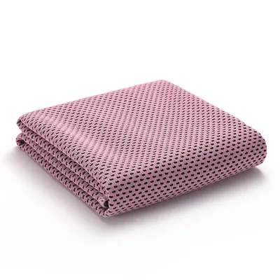 Imagen del producto de Toalla deportiva y de fitness de alta calidad, de secado rápido y efecto refrescante, color rosa