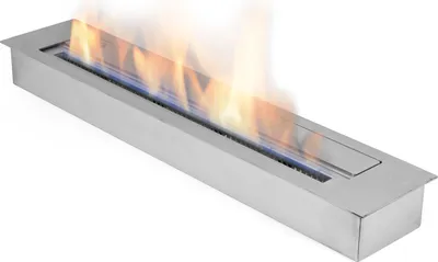 Immagine prodotto di 100 cm in acciaio inox bruciatore a bioetanolo caminetti a gel caminetto a doppia parete 5 l fuoco