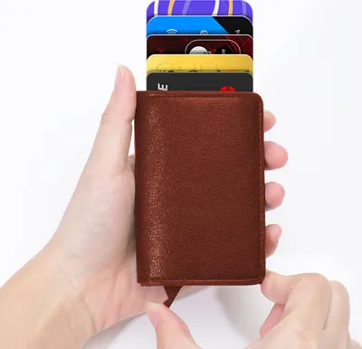 Kartenetui Portemonnaie Rfid Herren Geldbörse Herren Echt Leder