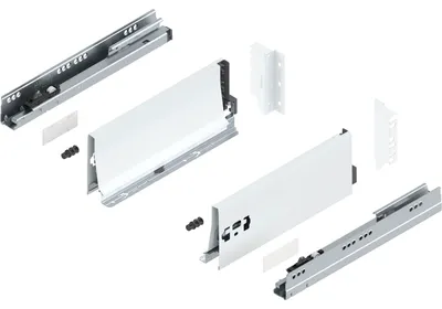 Produktbild von Blum Tandembox antaro K Schubladenschienen-Set | 1 Paar, 30kg 300mm | Vollauszug Blumotion, seidenweiß