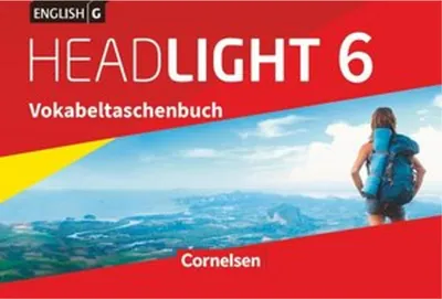 Obrázok produktu pre English G Headlight 6: 10. Schuljahr - Allgemeine Ausgabe - Vokabeltaschenbuch