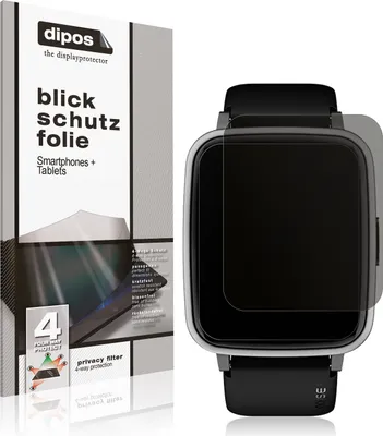Produktbild von Blickschutzfolie für Noise ColorFit Pulse 2 matt Schutzfolie Folie Display Schutz dipos