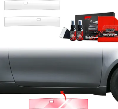 Zdjęcie produktu dla folia ochronna 2w1 Grizz Protector na progi - Fiat 500 (2016-2025)