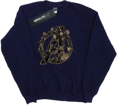 Produktbild von Marvel - "Avengers Infinity War Marvel" Sweatshirt für Damen BI7169 (S) (Marineblau)