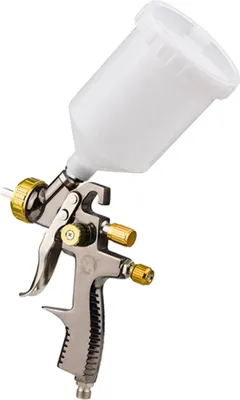 Obrázok produktu pre Sada lakovacej pištole s vysokým prietokom vzduchu (LVLP), 1,8 mm, s nádobou na farbu 600 cm³, pre lakovanie farbami. Miniatúrna, ručná lakovacia pištoľ s 360-stupňovým rozprašovaním, vhodná na opravy automobilov, nábytku, povrchov, maľovanie stien, modelárstvo a ďalšie DIY projekty