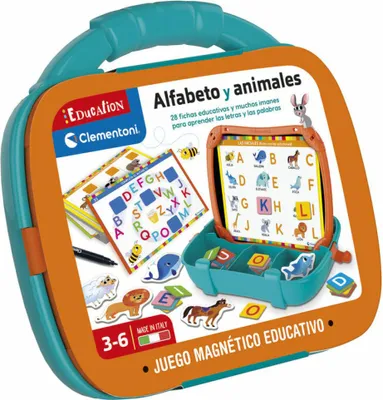 Image de Clementoni - Magnesy z Alfabetem i Zwierzętami - Premium Akcesorium edukacyjne