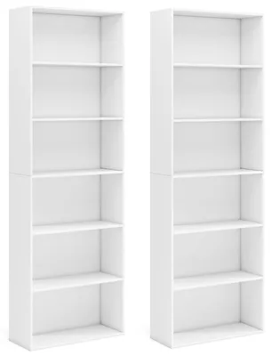 Image de Étagère FANTASK, étagère d'angle à 6 niveaux avec système anti-basculement, étagère de rangement