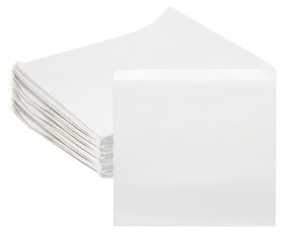 Productafbeelding van 100 stuks sandwichzakken van onbehandeld papier, 14 x 14 cm
