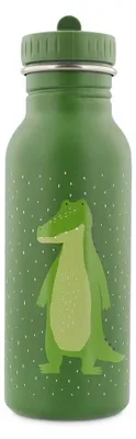 Produktbild von Trixie Trinkflasche Kinder 500ml - Mr. Alligator - Edelstahl auslaufsicher