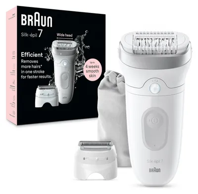 Immagine prodotto di BRAUN Silk·épil 7, epilatore Wet & Dry, colore: bianco