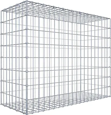 Immagine prodotto di Gabbione 100 cm x 80 cm x 40 cm (L x H x P), maglia 5 cm x 10 cm, anello a C