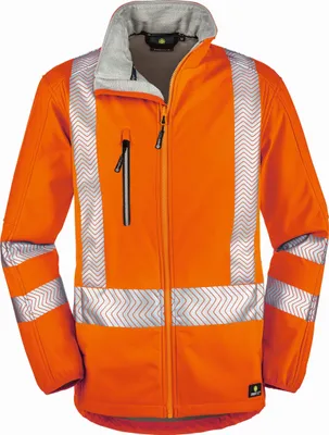 Produktbild von 4PROTECT® Warnschutz-Softshelljacke TYLER Leuchtorange L