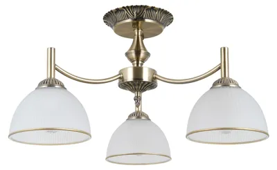 Zdjęcie produktu dla Lampa sufitowa FENER antyczny mosiądz 3xE27x40W metal wym:28x52x52cm IP20 Italux