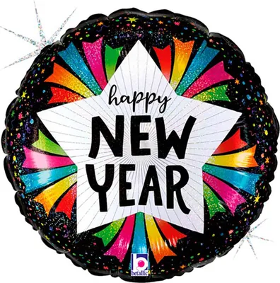 Produktbild von 18"/Ø46cm Folienballon "New Year"