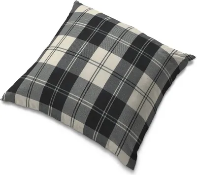 Productafbeelding van Dekoria kussensloop Tomelilla, zwart-wit, 55 x 55 cm