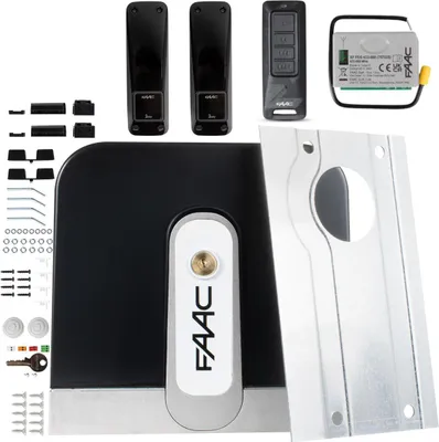 Imagen del producto de Conjunto Cyclo C721 FDS para puertas correderas, compatible con sistemas FAAC de 24V y capacidad de hasta 800 kg