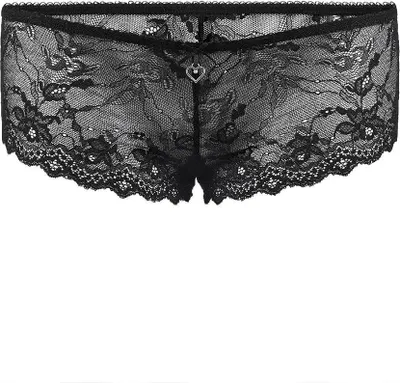 Immagine prodotto di Boxer da donna in pizzo Bellybutton nero