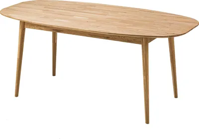 Produktbild von home24 Esstisch Oval - Eiche Massiv