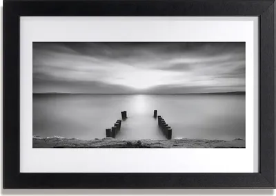 Produktbild von Bild 30x20 MDF-Rahmen Wandkunst Meer Landschaft