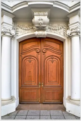Produktbild von Wallario Wandbild Alte hölzerne Pforte, Größe: 61 x 91,50 cm, Poster mit weißem Aluminiumrahmen
