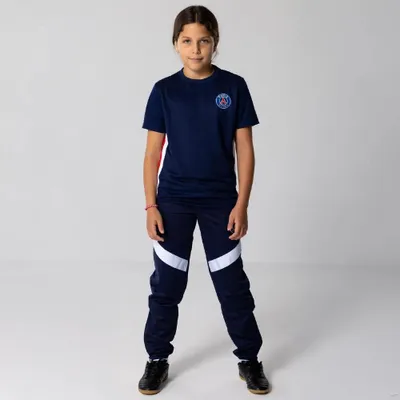 Produktbild von Paris Saint Germain Offizielles Fußballtrikot für Kinder, Dunkelblau-Rot-Weiß, feuchtigkeitsableitend