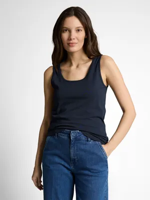 Produktbild von Slim Fit Top mit Rundhalsausschnitt