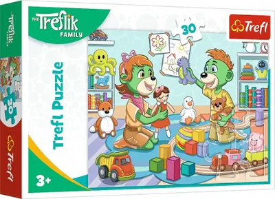 Zdjęcie produktu dla Puzzle 30 Freude Treflik-Familie 18303
